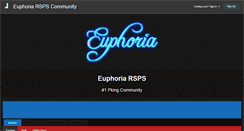 Desktop Screenshot of euphoriarsps.com