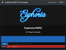 Tablet Screenshot of euphoriarsps.com